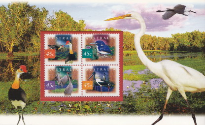 Wetland bird stamps